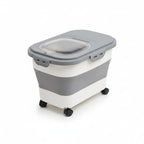 LomaPaws Collapsible Dog Food Storage Container with Wheels