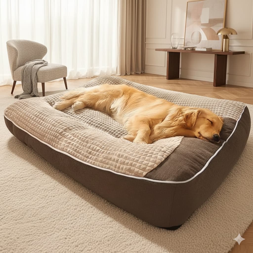 LomaPaws Cozy Plush Dog Bed