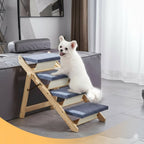 LomaPaws Foldable Dog Steps and Ramp for Bed and Ca