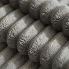 Spacious dog bed couch showing raised bolster design and plush cushioning