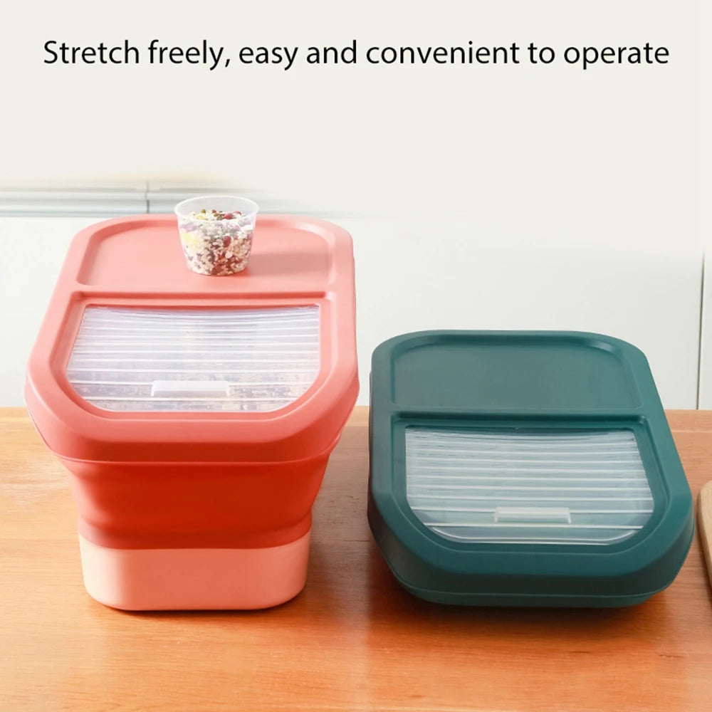 LomaPaws Dog Food Storage Container – Collapsible Design for 33 LB Capacity 