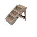 LomaPaws Foldable Wooden Non-Slip Dog Stairs for Bed